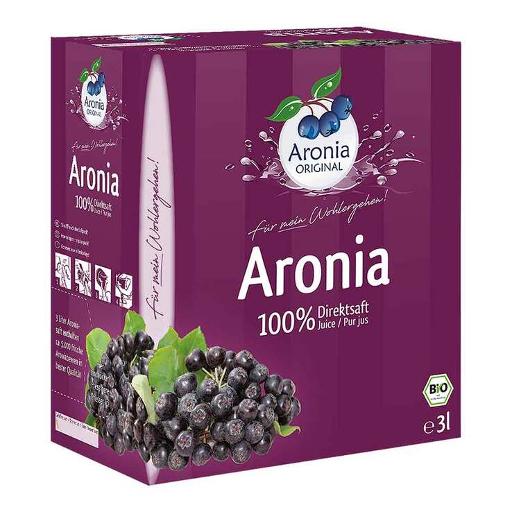 Aroniasaft Bib Bio FH, 3 l