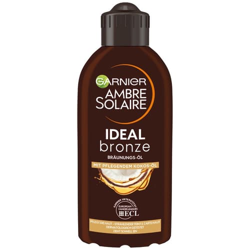 Garnier Ambre Solaire Ideal Bronze Bräunungsöl mit Kokos