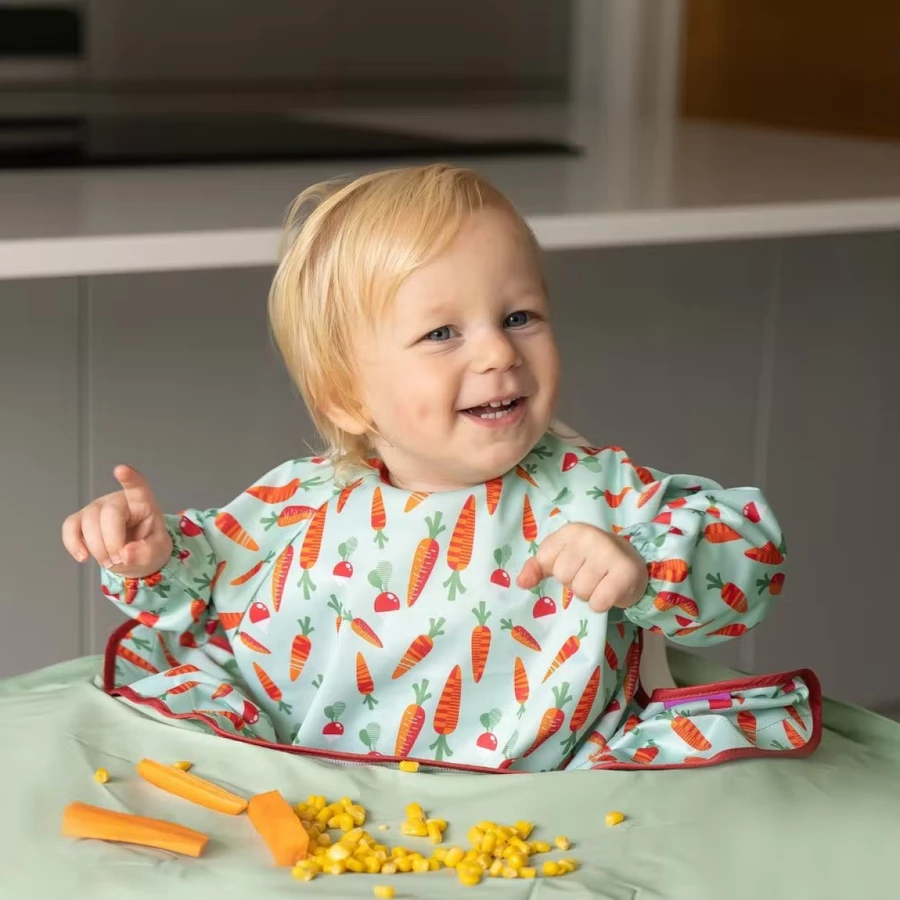TidyTot Lätzchen Tidy Tot Lätzchen Starter Set grün, bunt