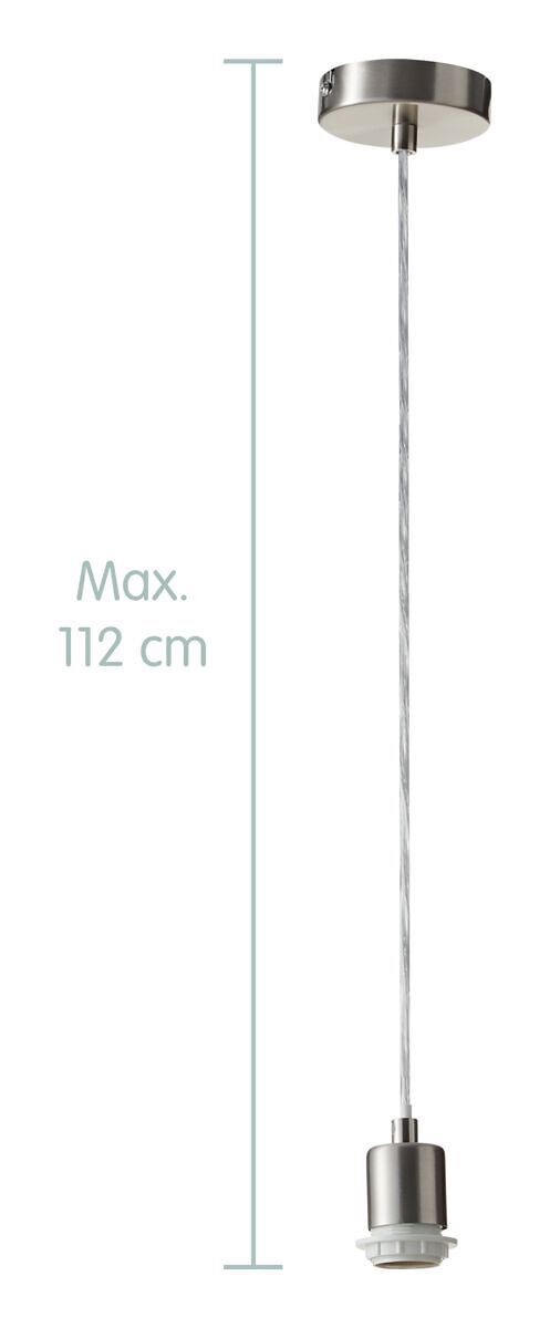 MIX&MATCH Hängeleuchte - Weiss / B: 50.0 cm x T: 50.0 cm x H: 112.0 cm