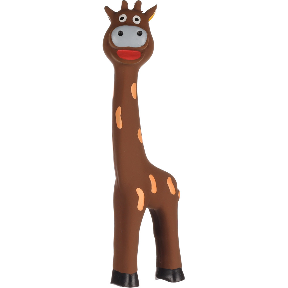 Jouet une girafe en latex couleur aléatoire 24 cm pour chien