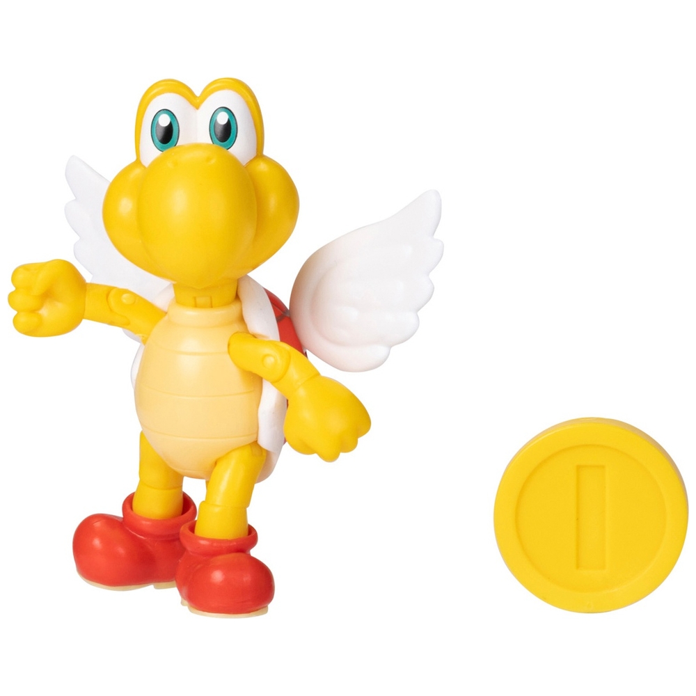 Nintendo Super Mario 10 cm rote Para Koopa Troopa Figur mit Münze