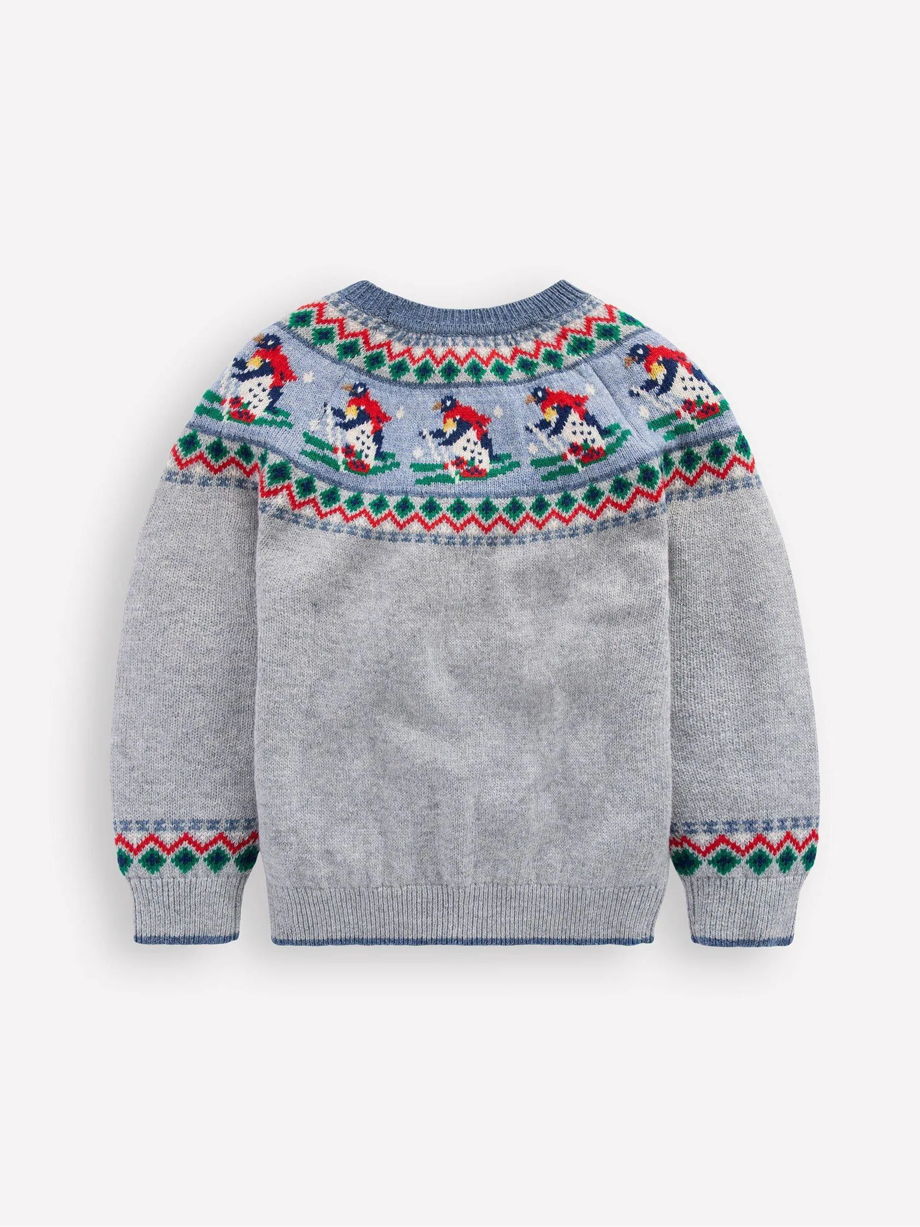 Boden Penguin Fair Isle Jumper