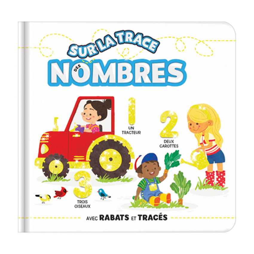 Livre d'éveil Sur la trace des nombres