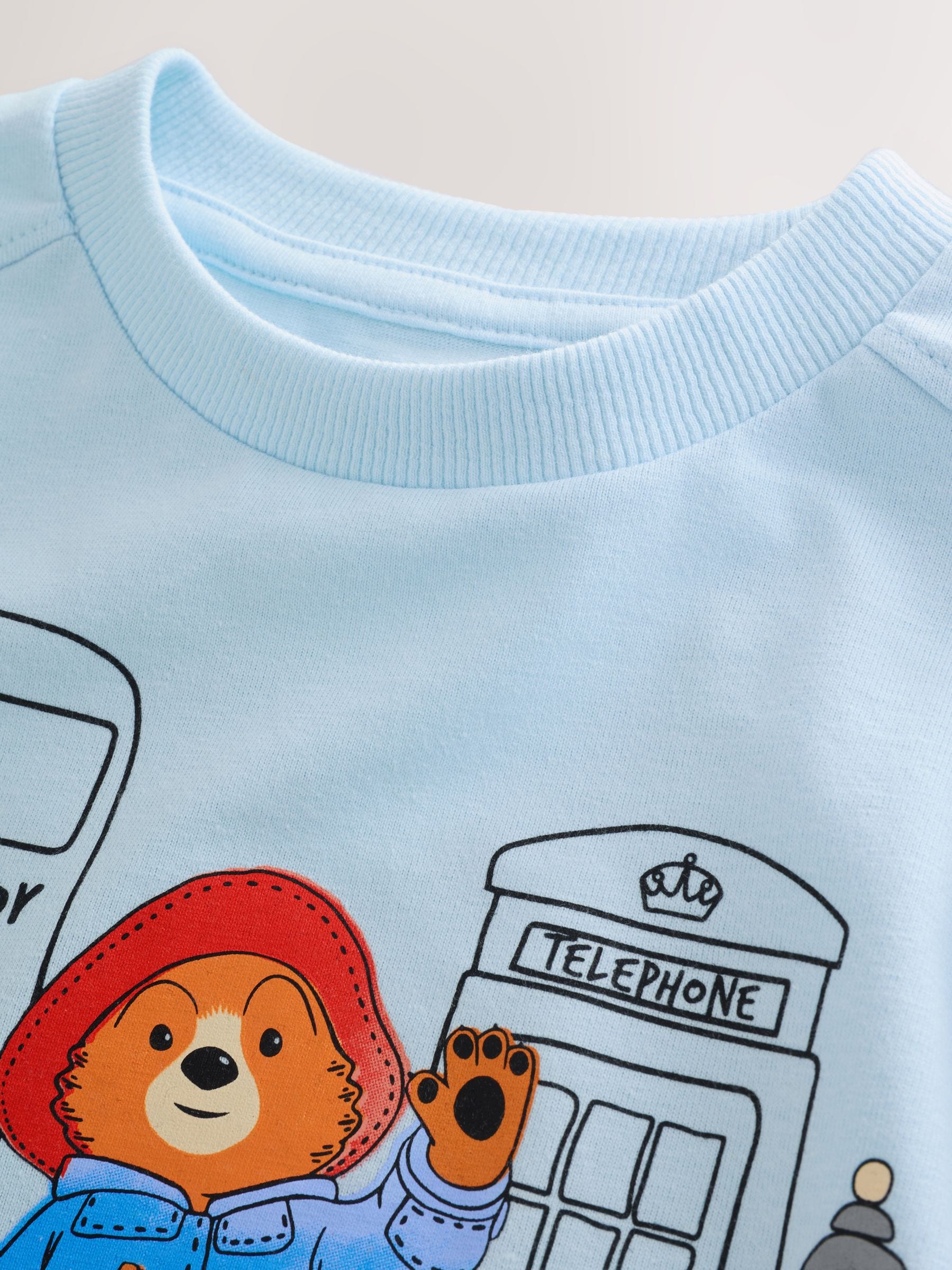 Blauw - Paddington T-shirt met lange mouwen (12mnd -8jr)