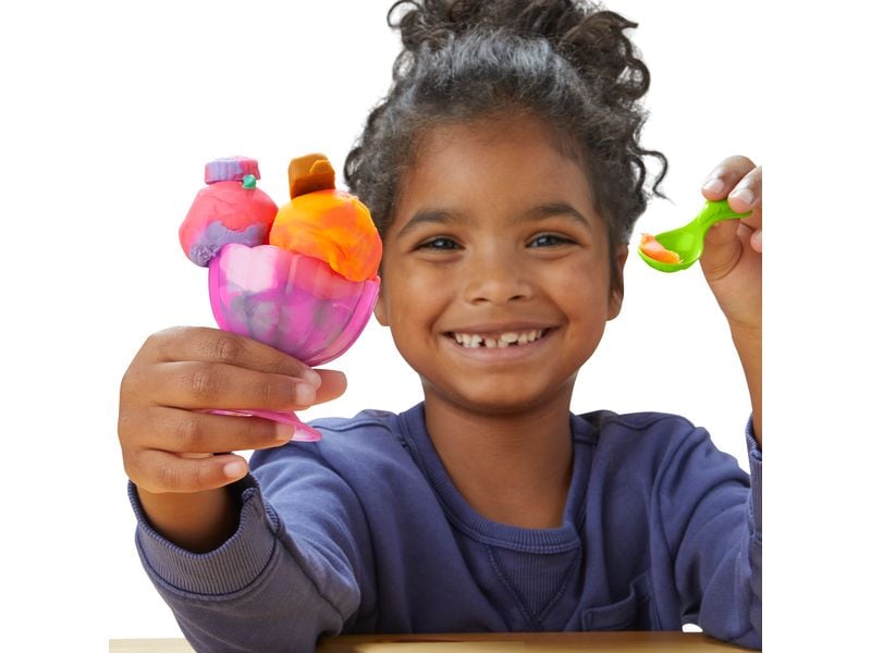 Play-Doh Knetspielzeug Regenbogen-Eismaschine Farbenfrohes Eismaschinen-Spielset