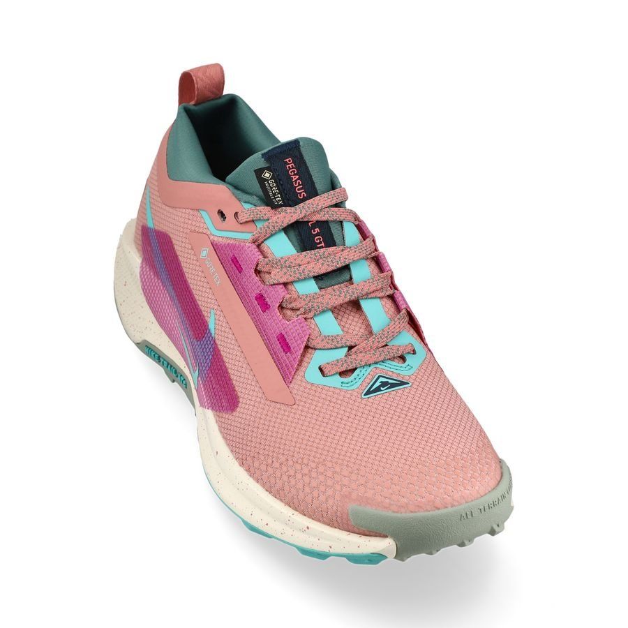 Nike Chaussures de Running Pegasus Trail 5 Gore-Tex - Stardust/Green Frost/Vert Femme