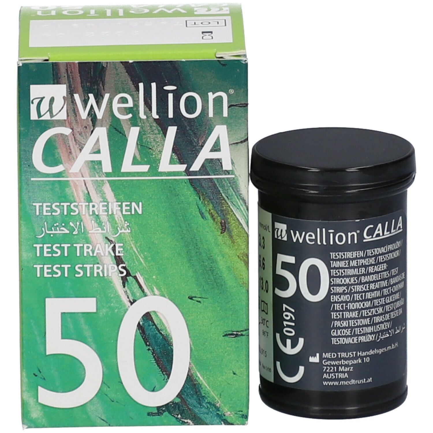 Wellion CALLA Blutzuckerteststreifen