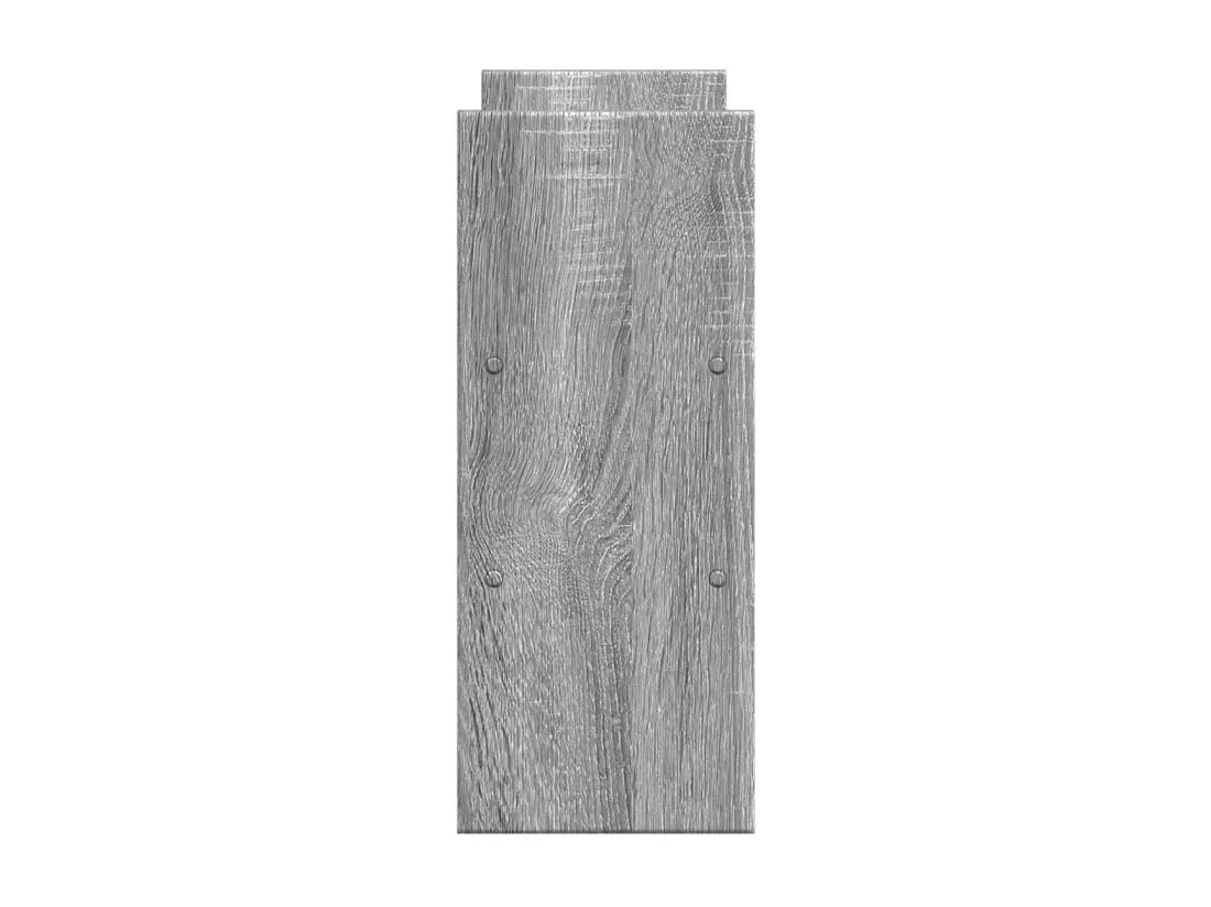 Organisateur de bureau réglable sonoma gris bois d'ingénierie