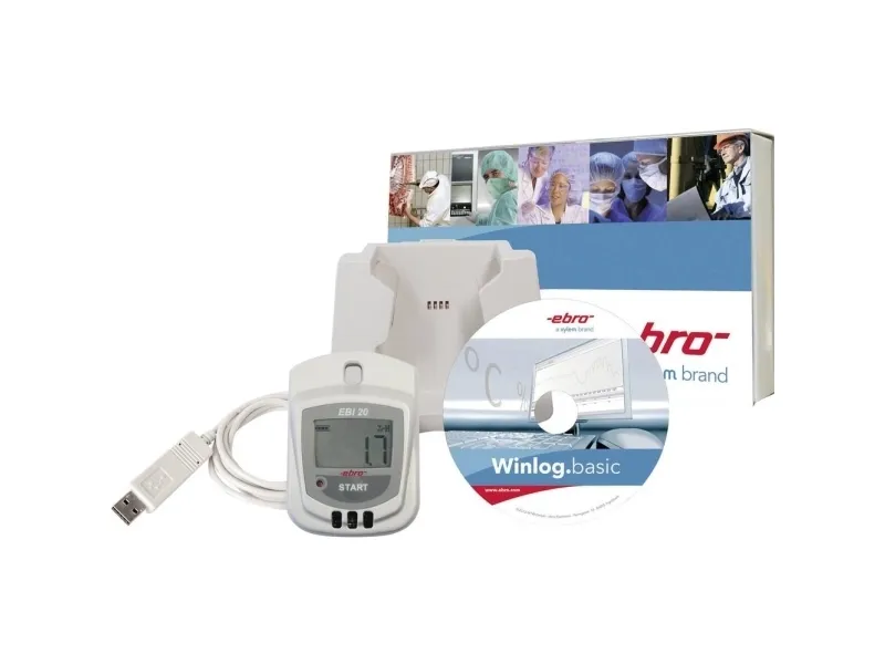 ebro 1601-0048-Z EBI 20-TH1-Set Multi-datalogger Mål Luftfugtighed, Temperatur -30 til  70 °C 0 til 100 % rF