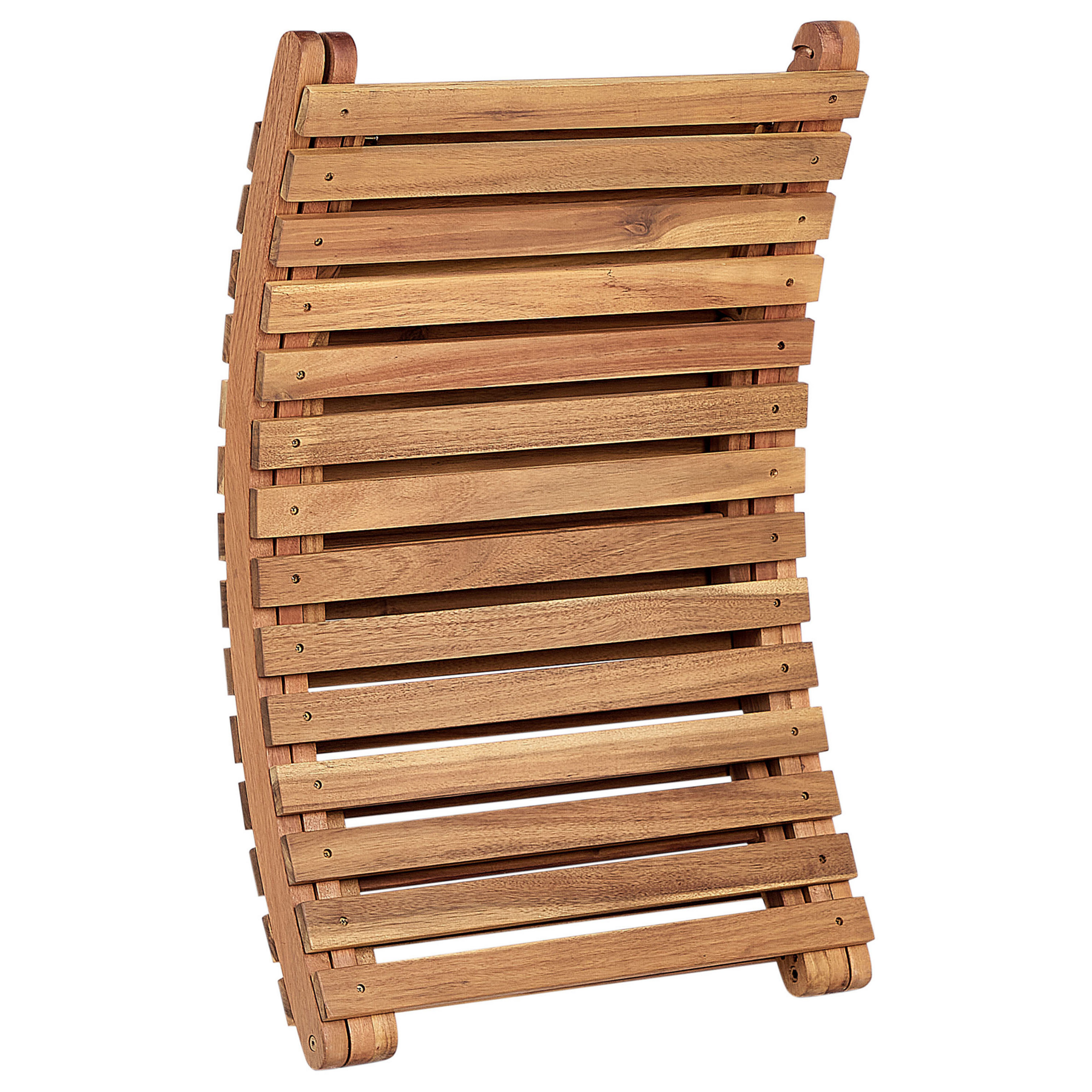 Beliani - LUINO - Ligstoel - Grijs - Hout