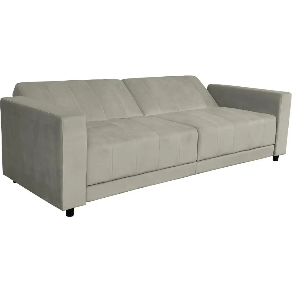 Allie II - Slaapbank 3-zits in taupe fluweel