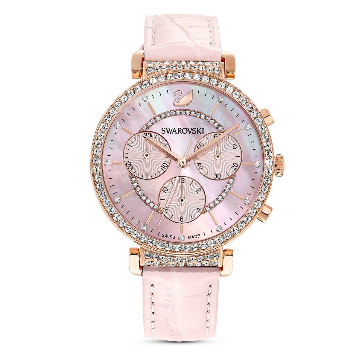Montre Swarovski Passage Chrono rose