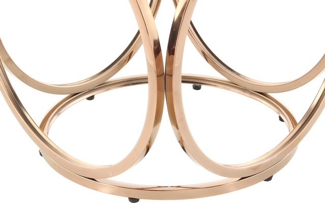 Kayoom Sitzhocker »Hocker Whitney 325,Hocker mit offenem Design,  Gestell aus Metall« 1 Stk. tlg. glamourös, hochwertig, pflegeleicht, rundes Sitzkissen