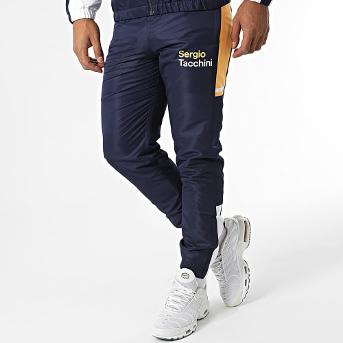 Ensemble De Survetement Text Tracksuit 40316 Noir Blanc Orange