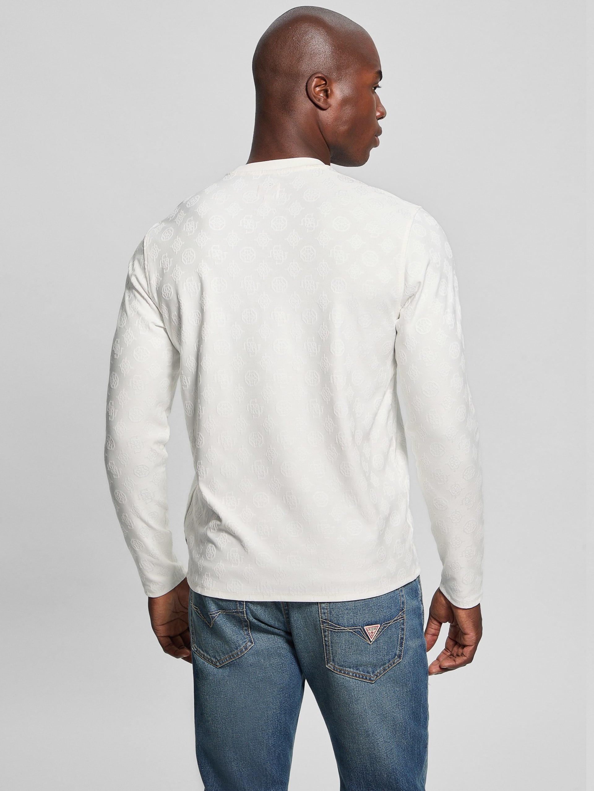 Gola redonda Eco Peony Jacquard