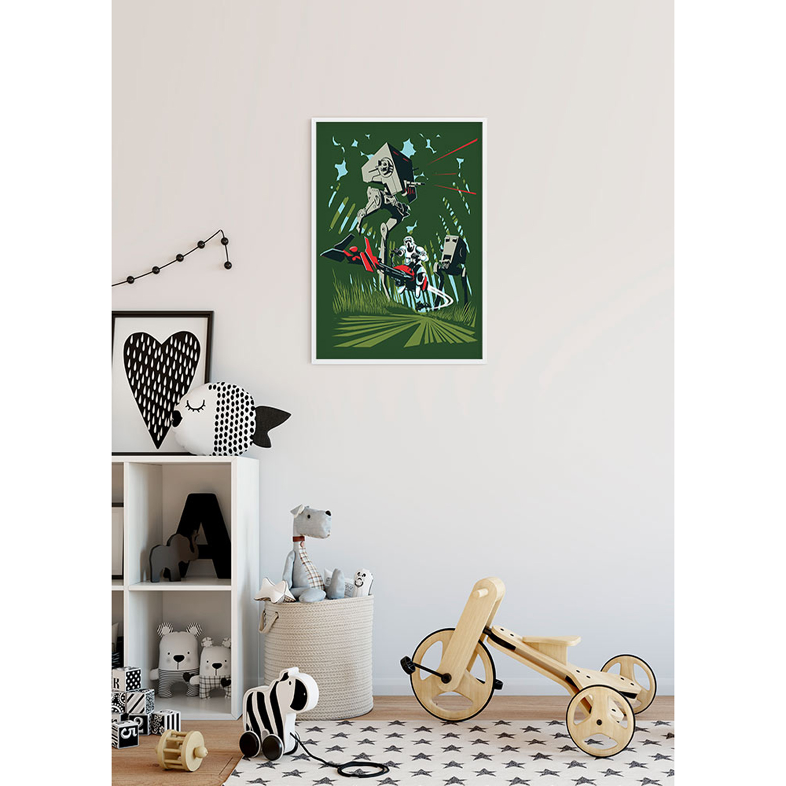 Wandbild STAR WARS CLASSIC VECTOR ENDOR - 50x70 cm