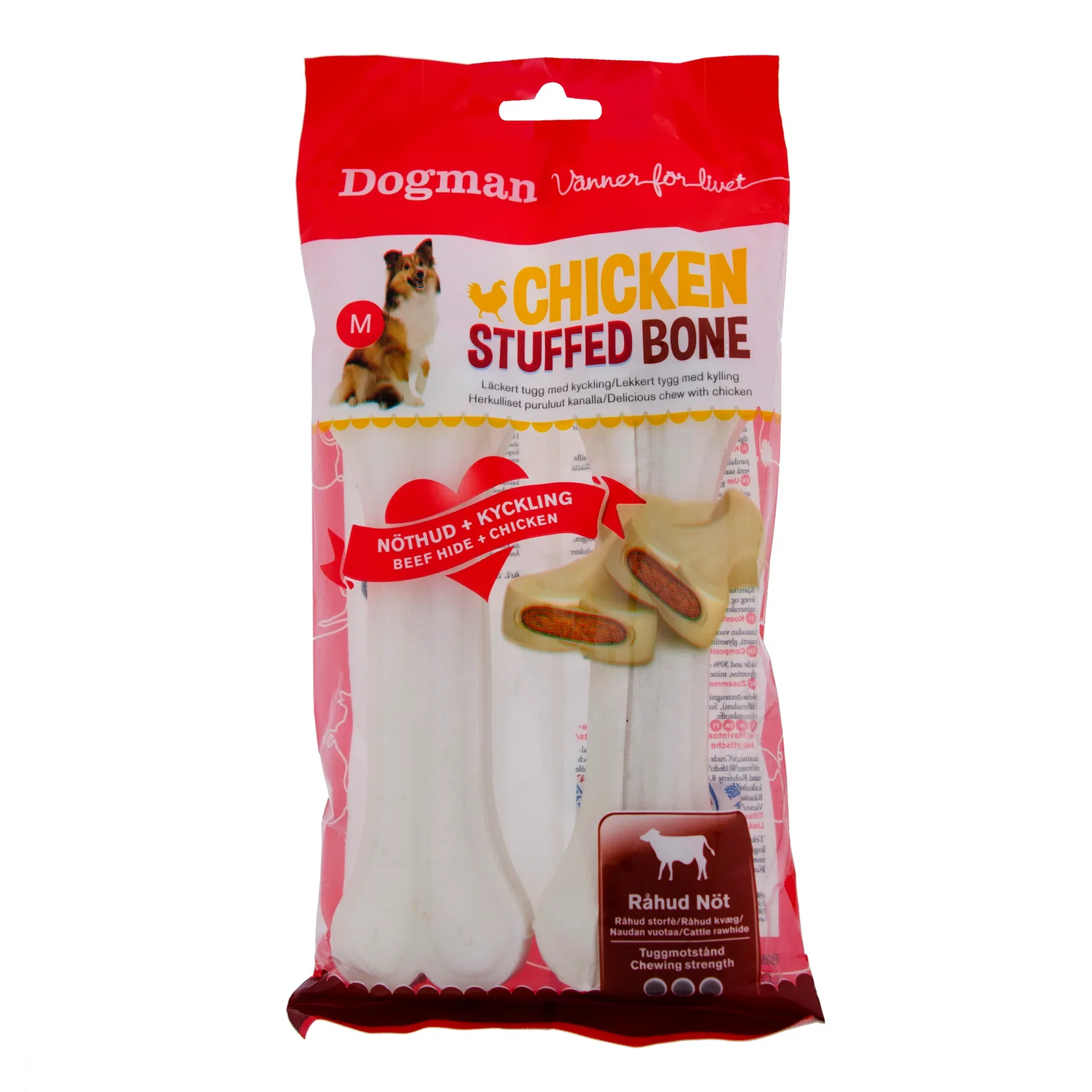 Dogman Chicken Stuffed Bone tyggebein