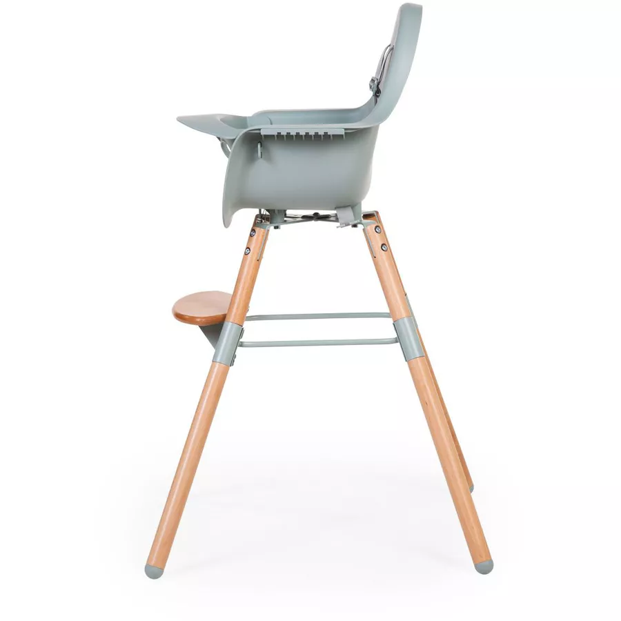 CHILDHOME Hochstuhl Evolu 2 natur  mint 2 in 1 + Ring