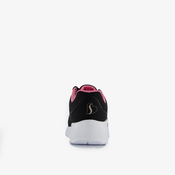 Skechers Uno Lite meisjes sneakers zwart