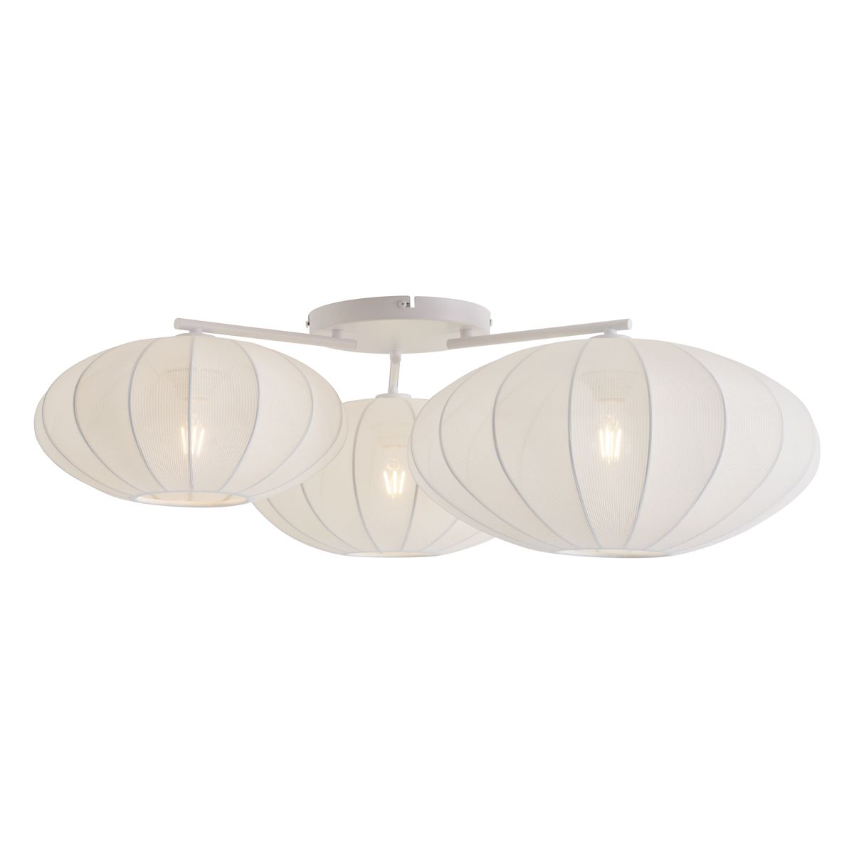 Japandi plafondlamp wit 3-lichts - Multi Bida