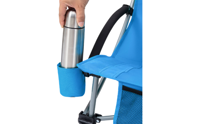 KingCamp High Beach Chair Faltstuhl mit hoher Lehne und Liegestuhl-Komfort
