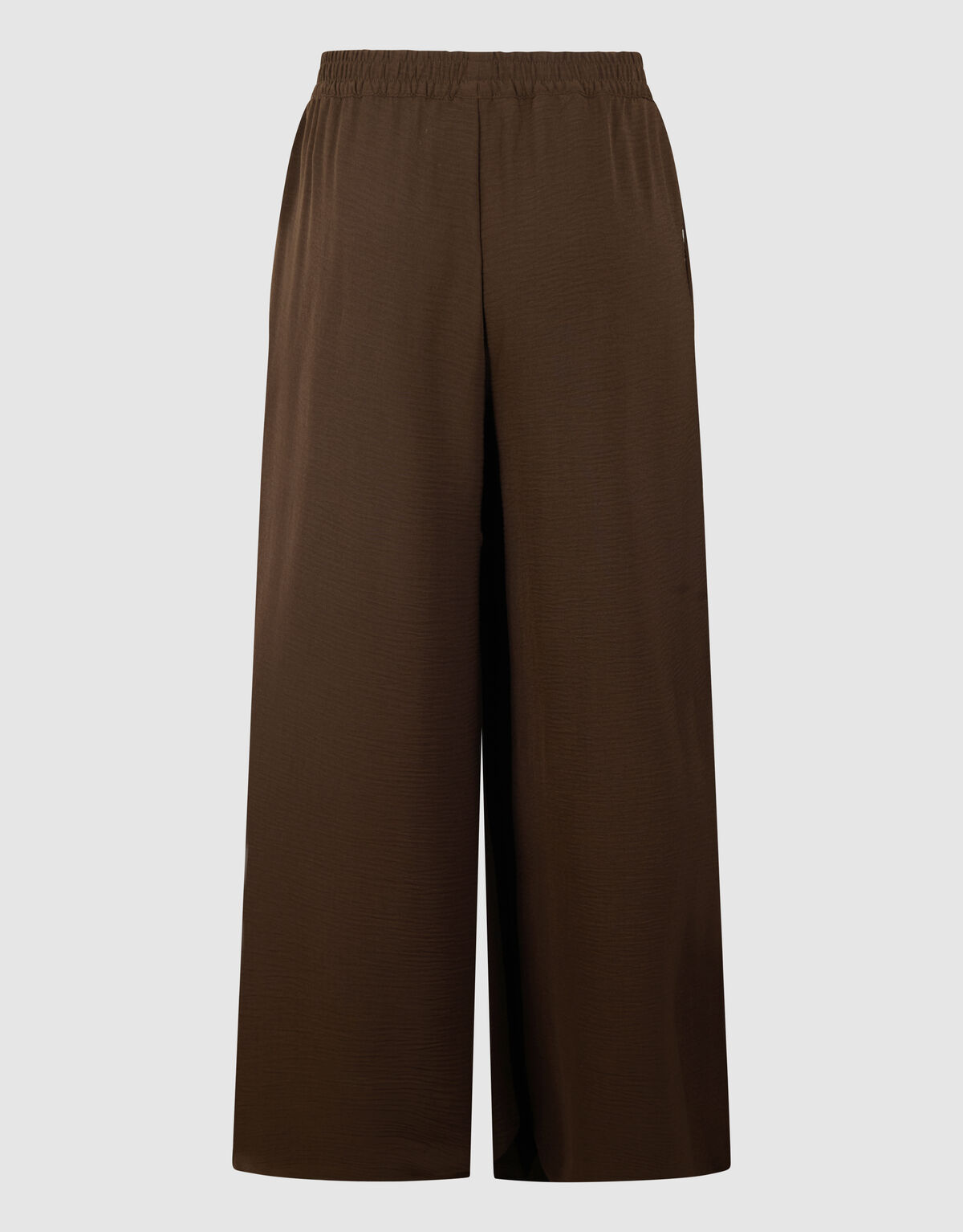Twist Wide Leg Fit Broek Bruin