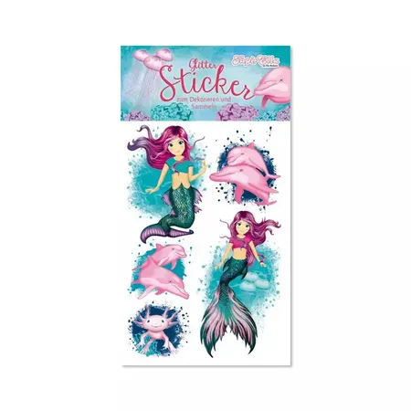Lutz Mauder TapirElla Glitter-Sticker, Meerjungfrau Coralie