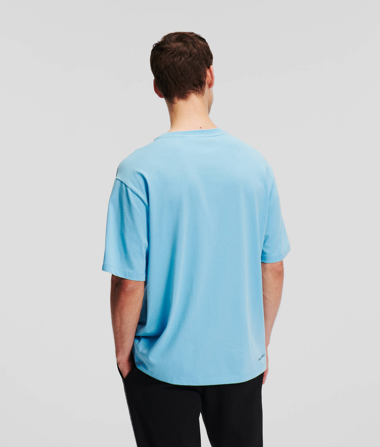 T-SHIRT AVEC GALON À LOGO KARL