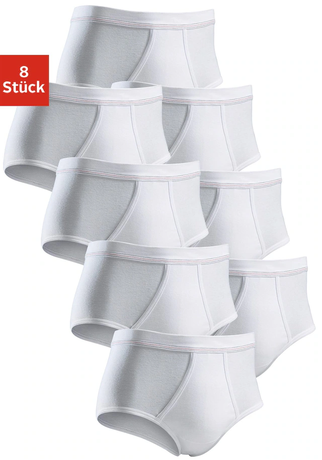 Clipper Slip, 8 Stk. schlichtes Basic für jeden Tag aus Feinripp