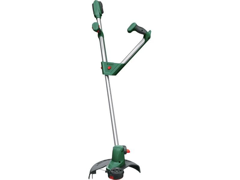 Bosch Akku-Rasentrimmer UniversalGrassCut 18 V-260 Set Rasentrimmer mit Akku und Ladegerät für natürliche und bequeme Gartenarbeit