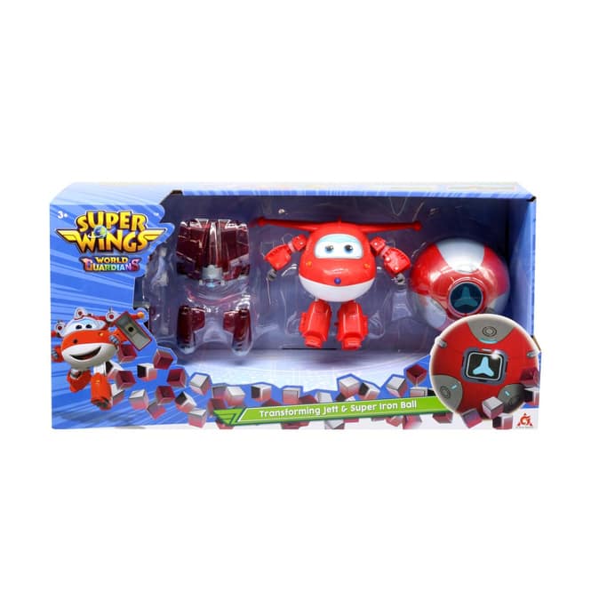 Super Wings - World Guardians - Transforming Jett und Super Iron Ball