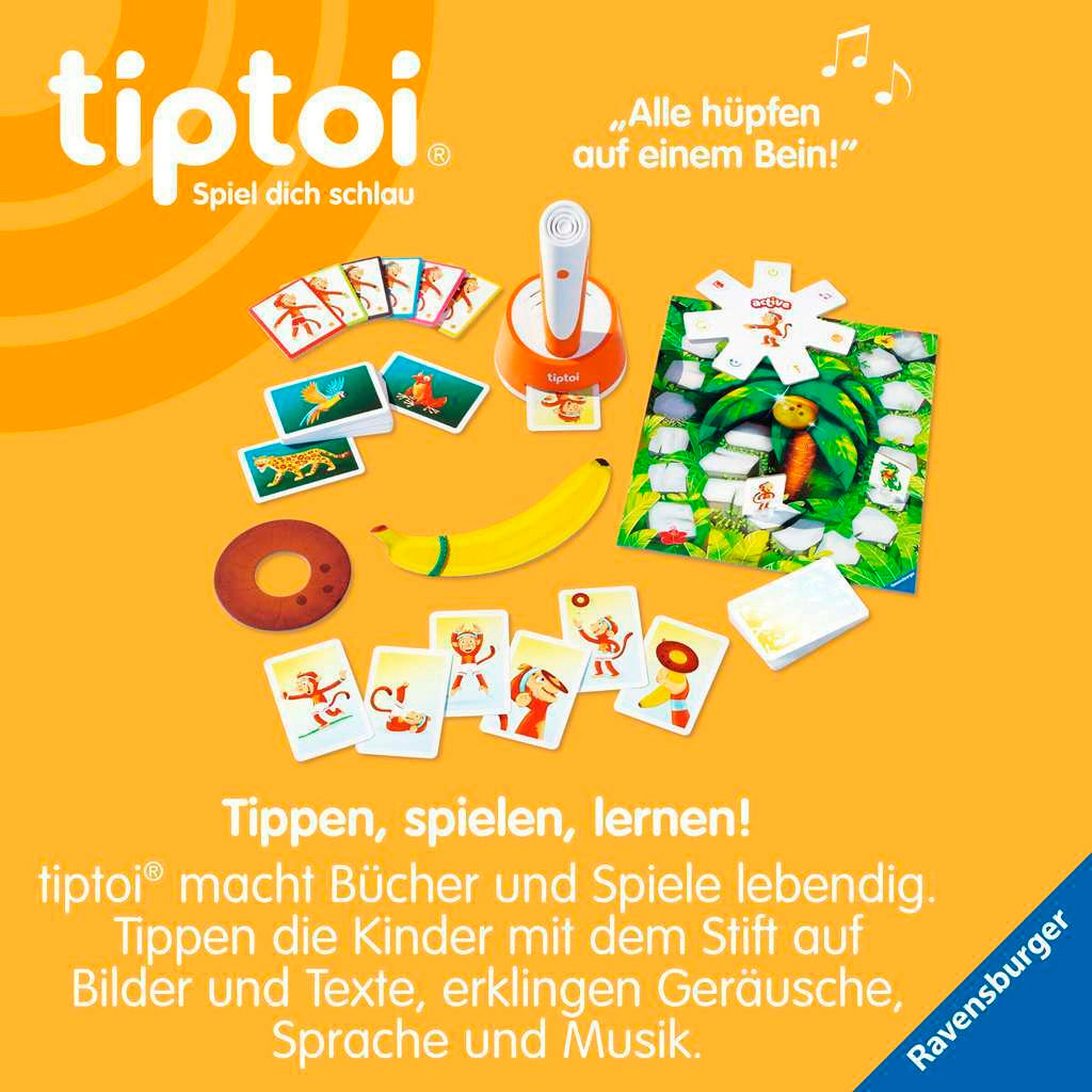 Ravensburger - TIPTOI ACTIVE Dschungel-Olympiade
