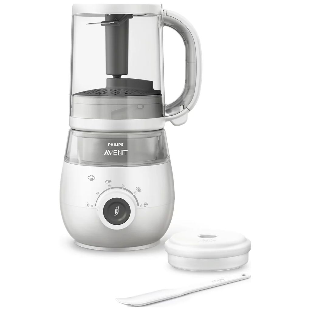 Philips AventPhilips Avent   Premium 4in1 Dampfgarer mit Mixer grau