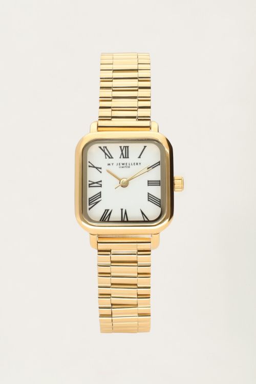 Vierkant horloge vintage