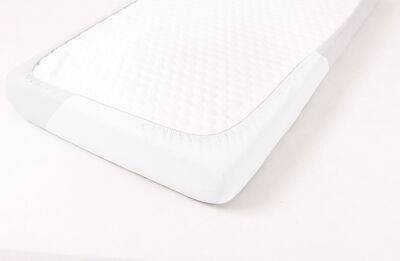 BabyMatex Tencel Dra-på-laken 70x140, White