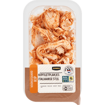 Jumbo Kipreepjes Italiaanse Stijl Voorgegaard Kip 135 g