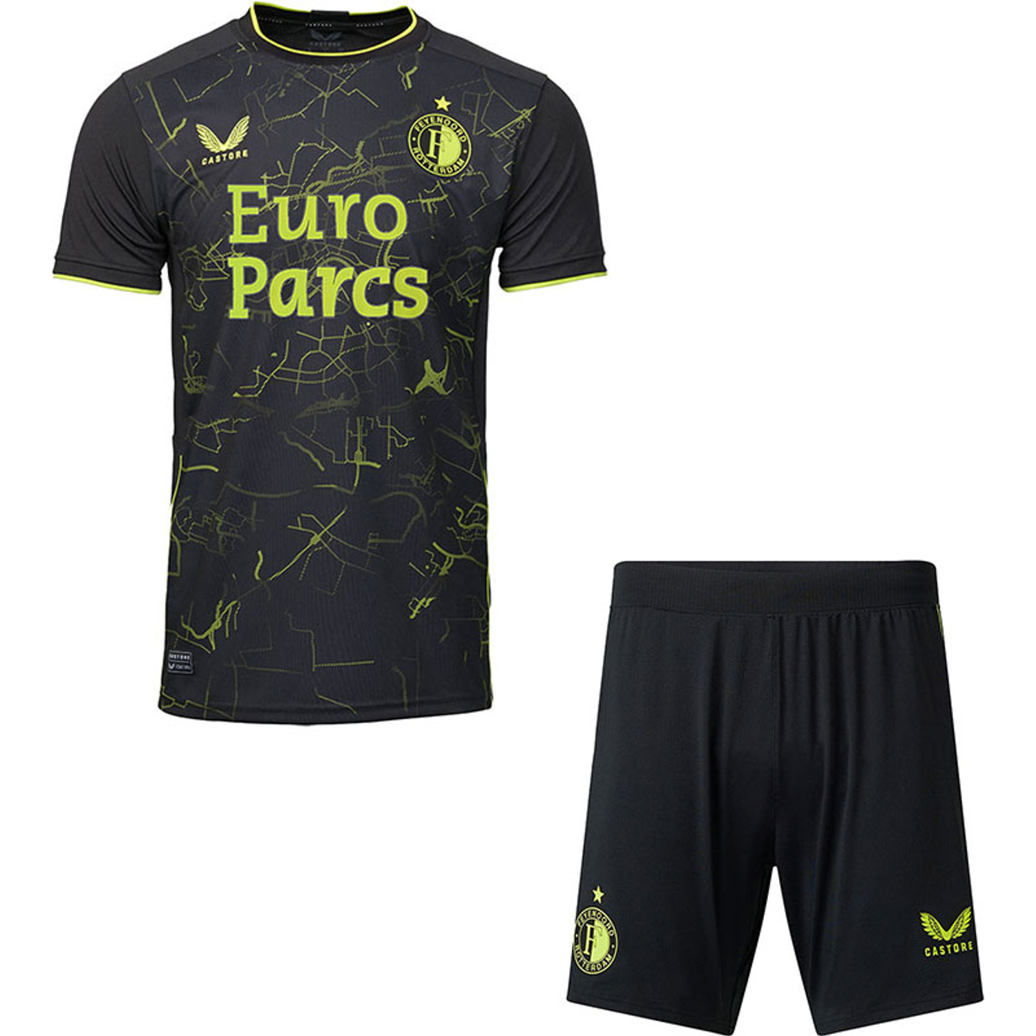 Castore Feyenoord 4th Tenue Kids 2023/2024