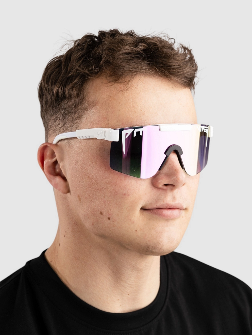 Pit Viper The Originals Miami Nights Sunglasses mirror smoke to clear fad