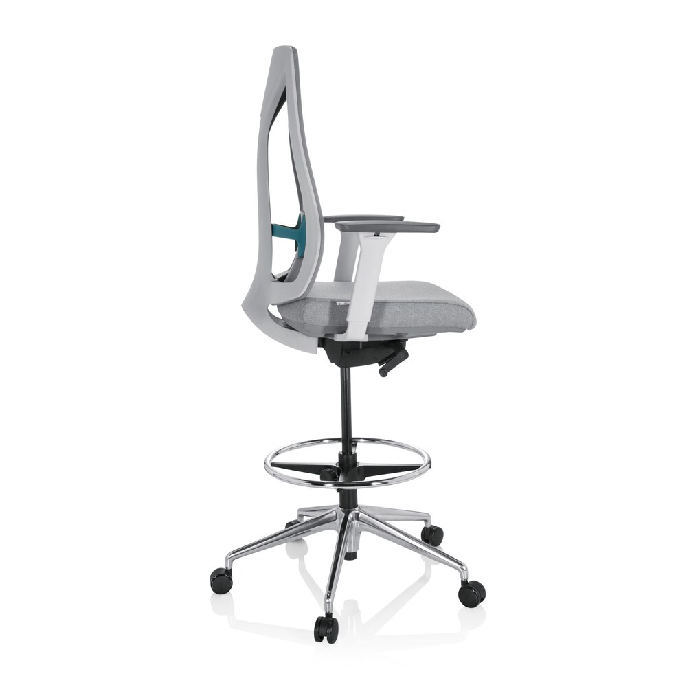 Counterstuhl HALIFAX WORK Stoff/Netzstoff mit Armlehnen (höhenverstellbar) hjh OFFICE
