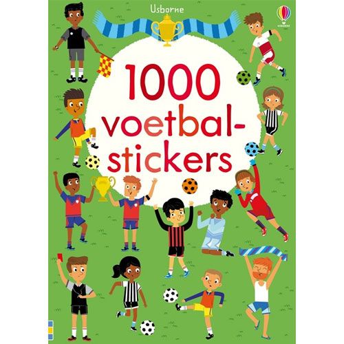 Uitgeverij usborne stickerboekje 1000 voetbalstickers 1701768