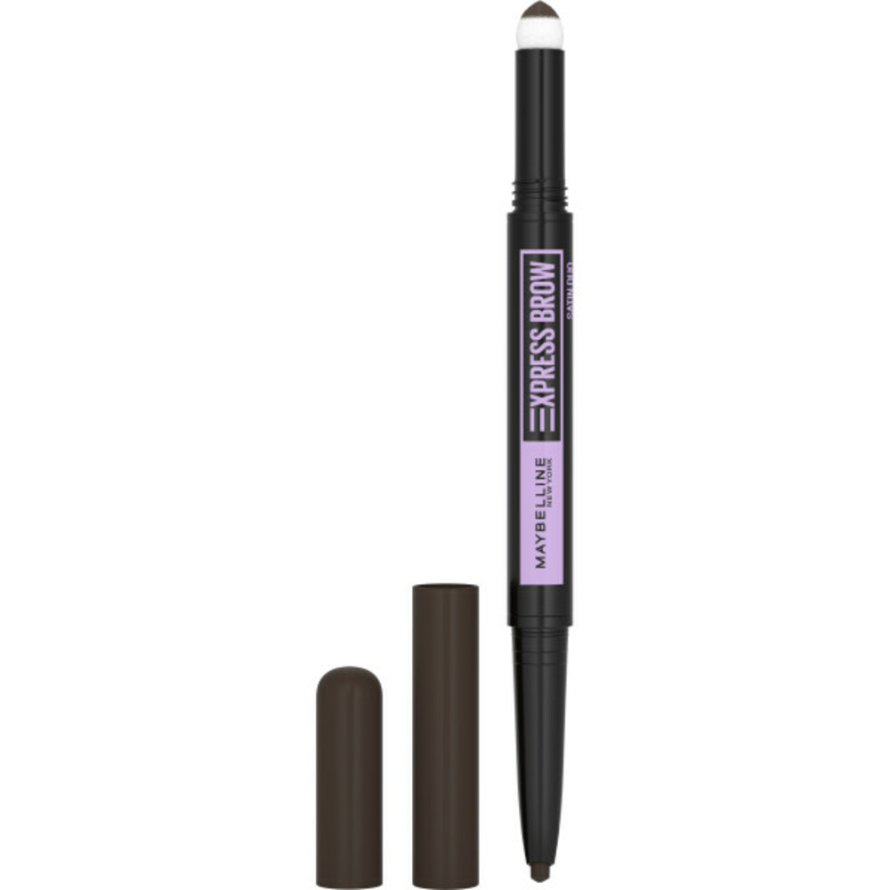 Maybelline Brow Satin Duo Wenkbrauwpotlood en Poeder 05 Black Brown