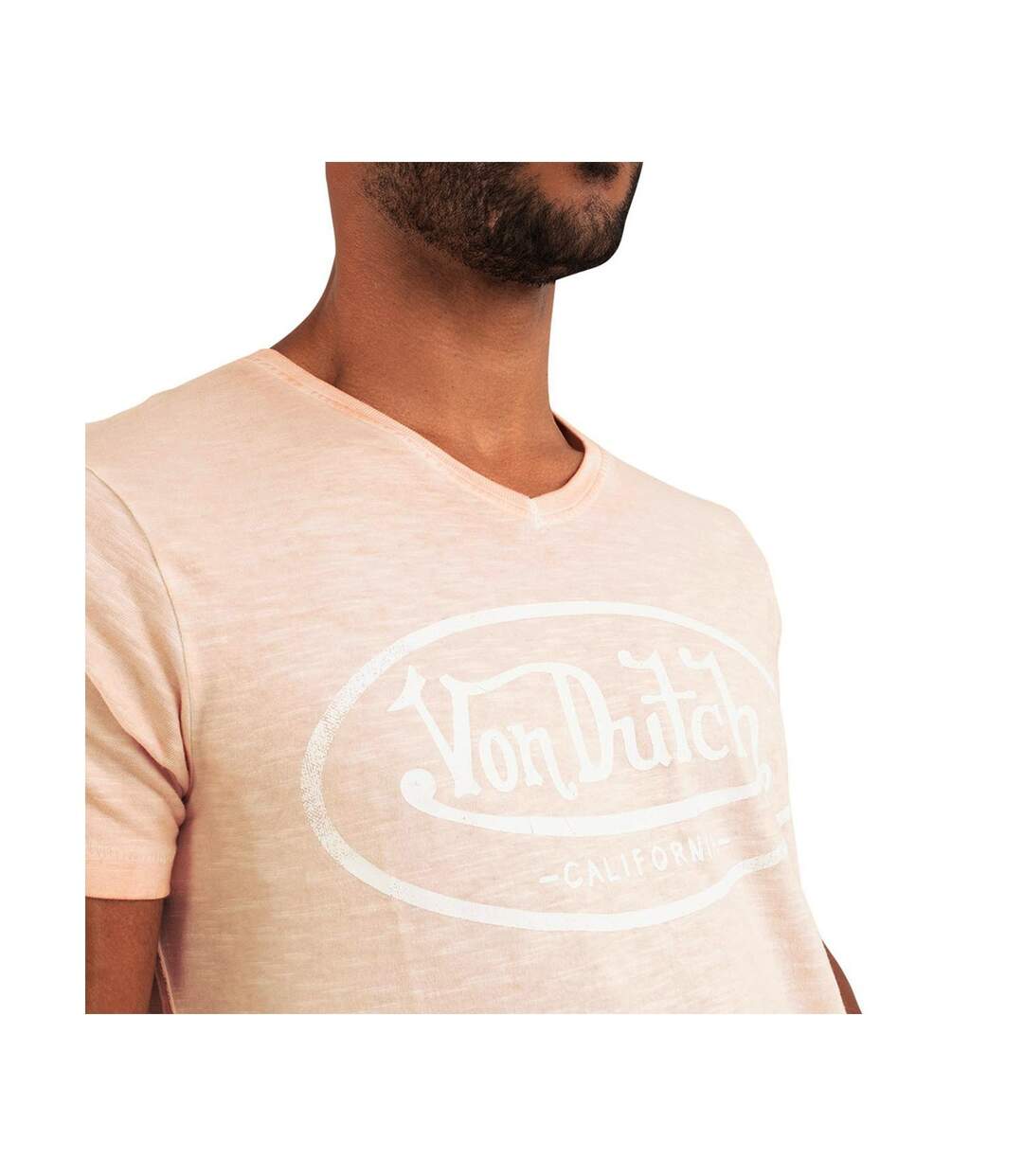 T-shirt col V homme en coton Tyron