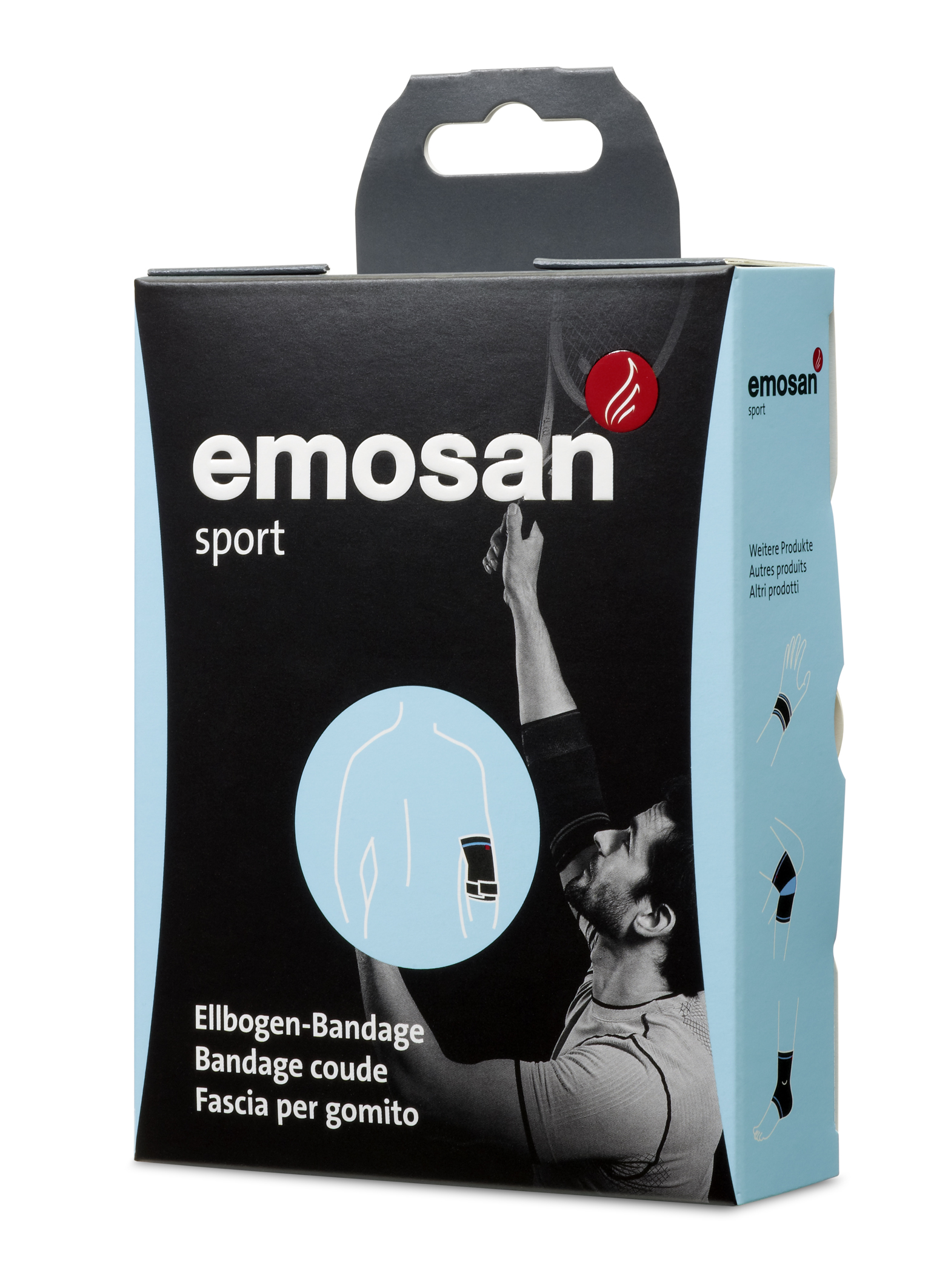 EMOSAN sport Ellbogen-Bandage S 1 Stk