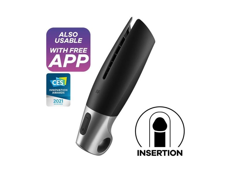 Satisfyer Power Masturbator Hochwertiges Sextoy aus geschmeidigem Silikon für den Mann