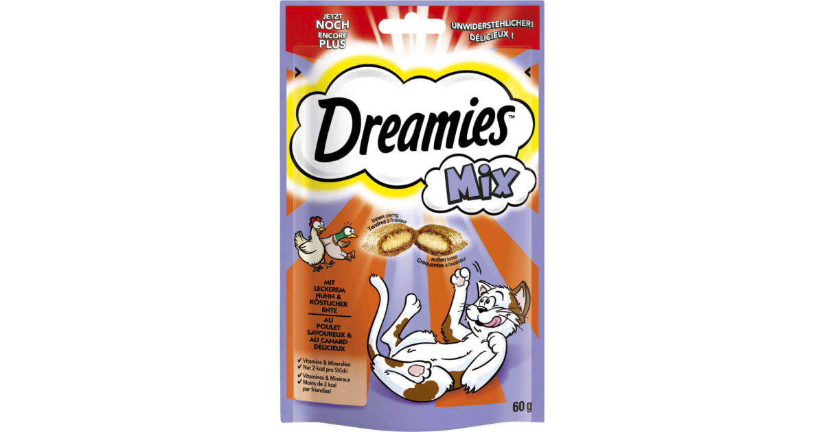 DREAMIES Mix Huhn & Ente 60 gr