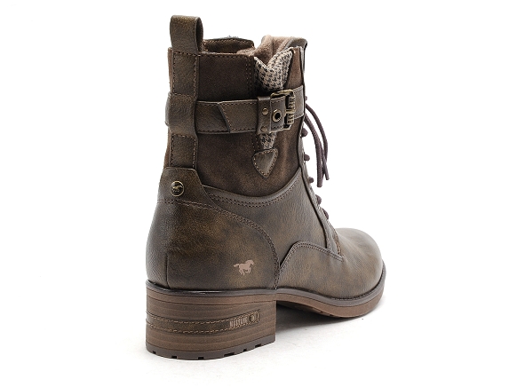 Mustang boots bottine talons femme 1229521 marron