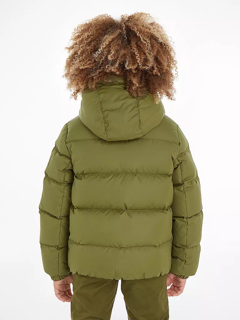 TOMMY HILFIGER Jungen Steppjacke olive