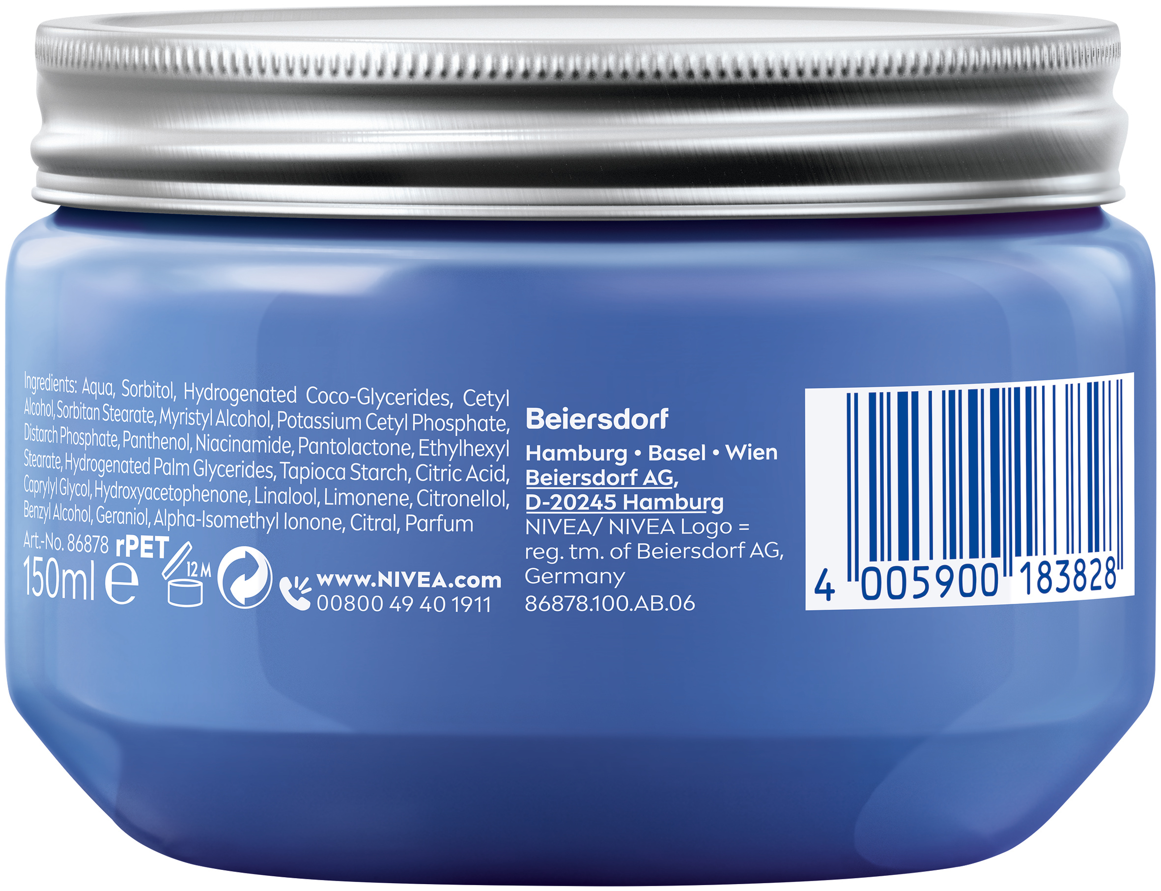 Nivea Styling Creme-Gel<br>150 ml, Topf, Gel Creme, Pflege & Halt