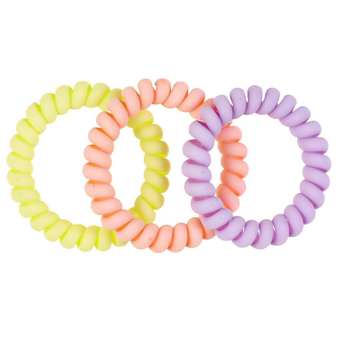 Souza for kids haarelastiekjes beatricia - neon - 3st